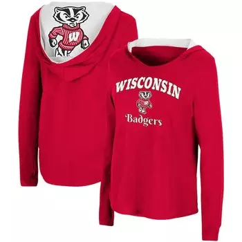 Футболка с длинным рукавом Colosseum Wisconsin Badgers, красный