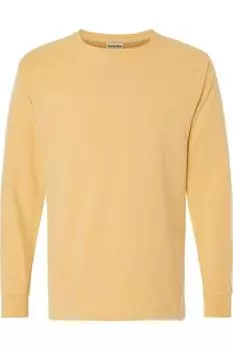 Футболка с длинным рукавом ComfortWash by Hanes Garment-Dyed, цвет artisan gold