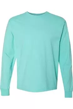 Футболка с длинным рукавом ComfortWash by Hanes Garment-Dyed, цвет mint