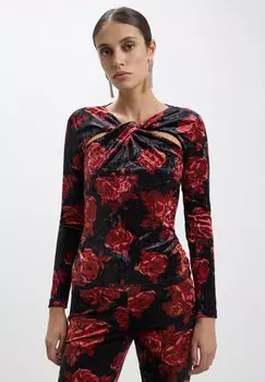 Футболка с длинным рукавом Con Nodo Fantasia Rose Calliope, цвет variante