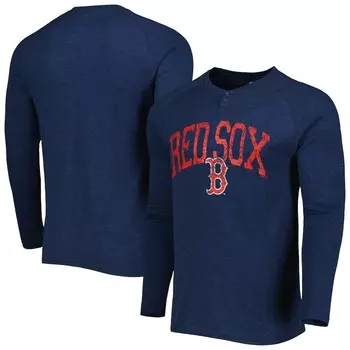 Футболка с длинным рукавом Concepts Sport Boston Red Sox, нави
