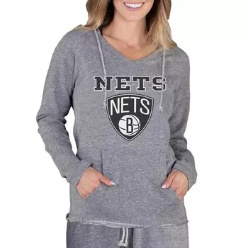 Футболка с длинным рукавом Concepts Sport Brooklyn Nets, серый