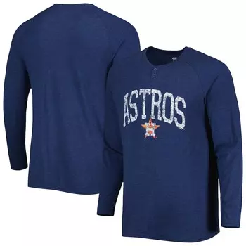 Футболка с длинным рукавом Concepts Sport Houston Astros, нави