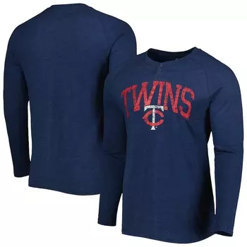 Футболка с длинным рукавом Concepts Sport Minnesota Twins, нави