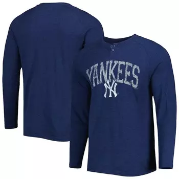 Футболка с длинным рукавом Concepts Sport New York Yankees, нави