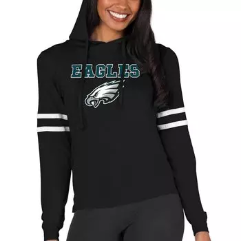 Футболка с длинным рукавом Concepts Sport Philadelphia Eagles, черный