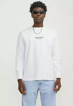 Футболка с длинным рукавом Crew Neck Jack & Jones, цвет bright white