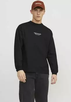Футболка с длинным рукавом Crew Neck Jack & Jones, черный