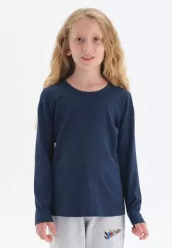 Футболка с длинным рукавом DAGI, темно-синяя