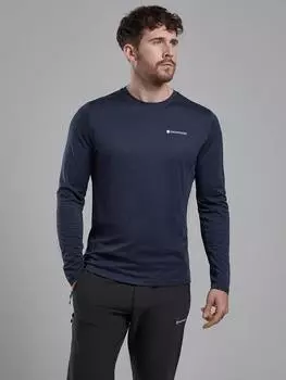 Футболка с длинным рукавом dart Montane, цвет Eclipse Blue