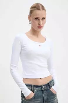 Футболка с длинным рукавом Diesel, белый