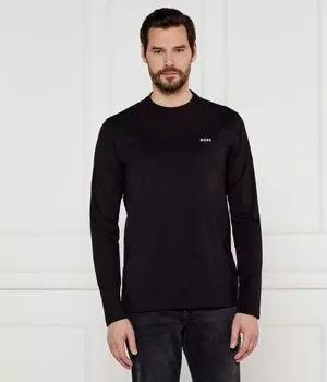 Футболка с длинным рукавом длинная Regular fit Boss Green, черный