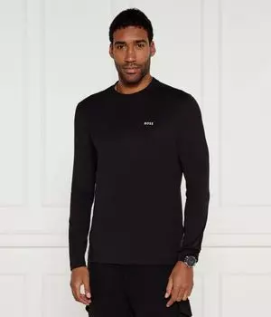 Футболка с длинным рукавом длинная Regular fit Boss Green, черный
