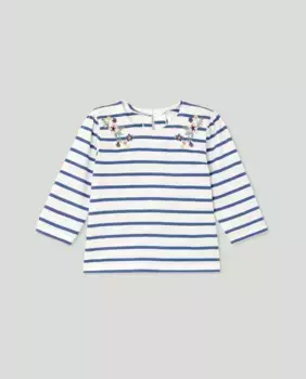 Футболка с длинным рукавом для девочки Baby El Corte Ingls, синий