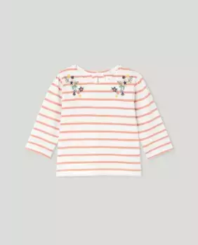 Футболка с длинным рукавом для девочки Baby El Corte Ingls, коричневый