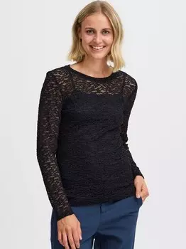 Футболка с длинным рукавом для фрио 1 Fransa, черный