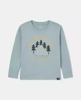 Футболка с длинным рукавом для мальчика Kids El Corte Ingls, зеленый