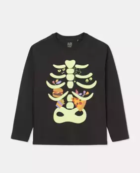 Футболка с длинным рукавом для мальчика Kids El Corte Ingls, черный