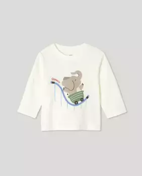 Футболка с длинным рукавом для мальчика Baby El Corte Ingls, белый