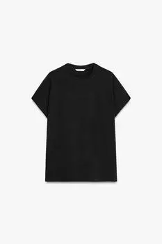 Футболка с длинным рукавом dolman ZARA, черный
