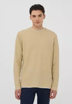 Футболка с длинным рукавом DOPPIATA Terranova, бежевый