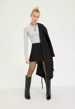 футболка с длинным рукавом Double Pack Even&Odd, цвет grey/black