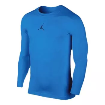 Футболка с длинным рукавом Dri Fit Air Jordan, синий