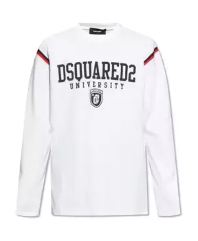 Футболка с длинным рукавом Dsquared2, белый