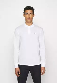 Футболка с длинным рукавом Emporio Armani, оптический белый