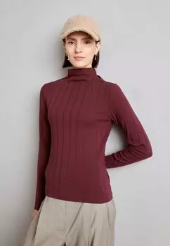 Футболка с длинным рукавом Esprit, бордо-красный