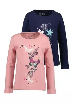 Футболка с длинным рукавом Essential Blue Seven, цвет mauve/ultramarin