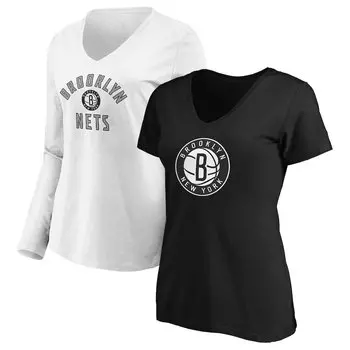 Футболка с длинным рукавом Fanatics Branded Brooklyn Nets, черный