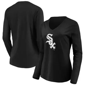 Футболка с длинным рукавом Fanatics Branded Chicago White Sox, черный