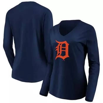 Футболка с длинным рукавом Fanatics Branded Detroit Tigers, нави