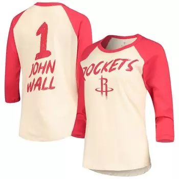 Футболка с длинным рукавом Fanatics Branded Houston Rockets, кремовый