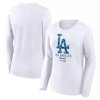 Футболка с длинным рукавом Fanatics Branded Los Angeles Dodgers, белый