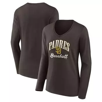 Футболка с длинным рукавом Fanatics Branded San Diego Padres, коричневый