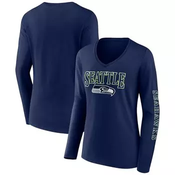 Футболка с длинным рукавом Fanatics Branded Seattle Seahawks, нави