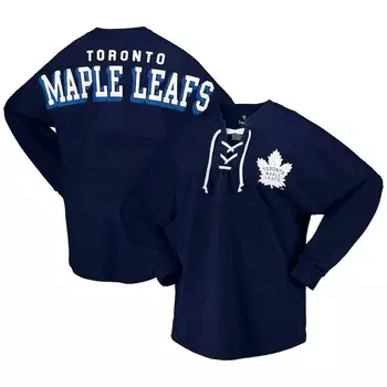 Футболка с длинным рукавом Fanatics Branded Toronto Maple Leafs, нави
