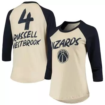 Футболка с длинным рукавом Fanatics Branded Washington Wizards, кремовый