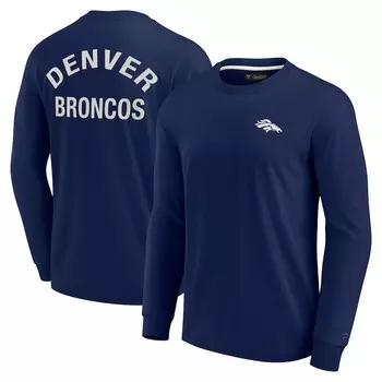 Футболка с длинным рукавом Fanatics Signature Denver Broncos, нави