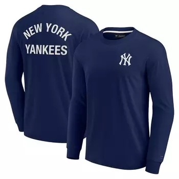 Футболка с длинным рукавом Fanatics Signature New York Yankees, нави