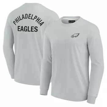 Футболка с длинным рукавом Fanatics Signature Philadelphia Eagles, серый
