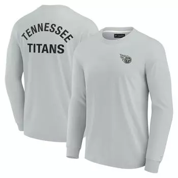 Футболка с длинным рукавом Fanatics Signature Tennessee Titans, серый