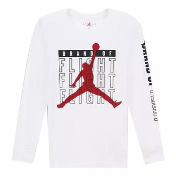 Футболка с длинным рукавом Fearless Tee Air Jordan, белый