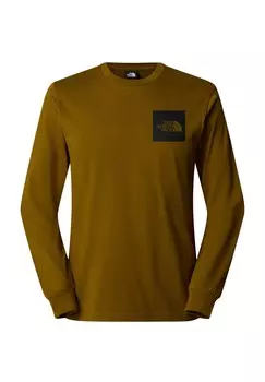Футболка с длинным рукавом FINE The North Face, зеленый