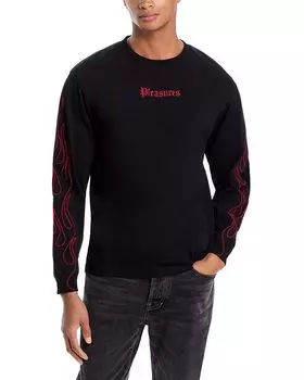Футболка с длинным рукавом «Firy» Pleasures, черный