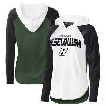 Футболка с длинным рукавом G-III 4Her by Carl Banks Brad Keselowski, белый