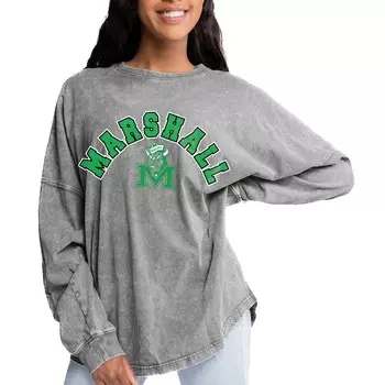 Футболка с длинным рукавом Gameday Couture Marshall Thundering Herd, серый