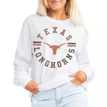 Футболка с длинным рукавом Gameday Couture Texas Longhorns, белый